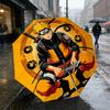 Naruto Warrior 8 Ribs 3Fold Black Glue Uv Protection Umbrella Sun Protection Rainproof Compact Folding Umbrella For Travel Daily Use C923755