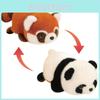Adorable Realistic Panda Plush Toy Cuddly Reversible Raccoon Stuffed Animal