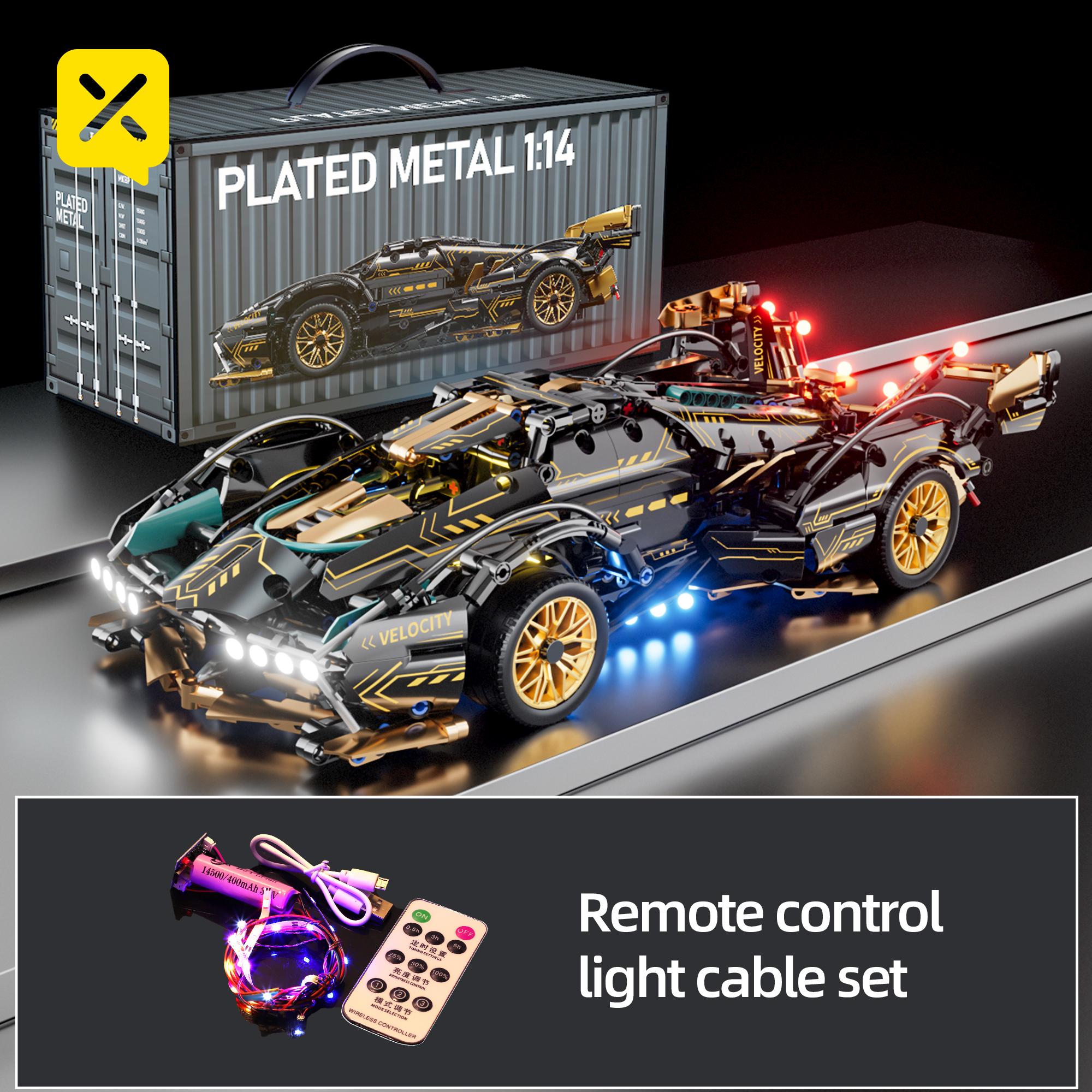 ToylinX 1:14 Superauto Saliekamo Klucīšu Rotaļlieta