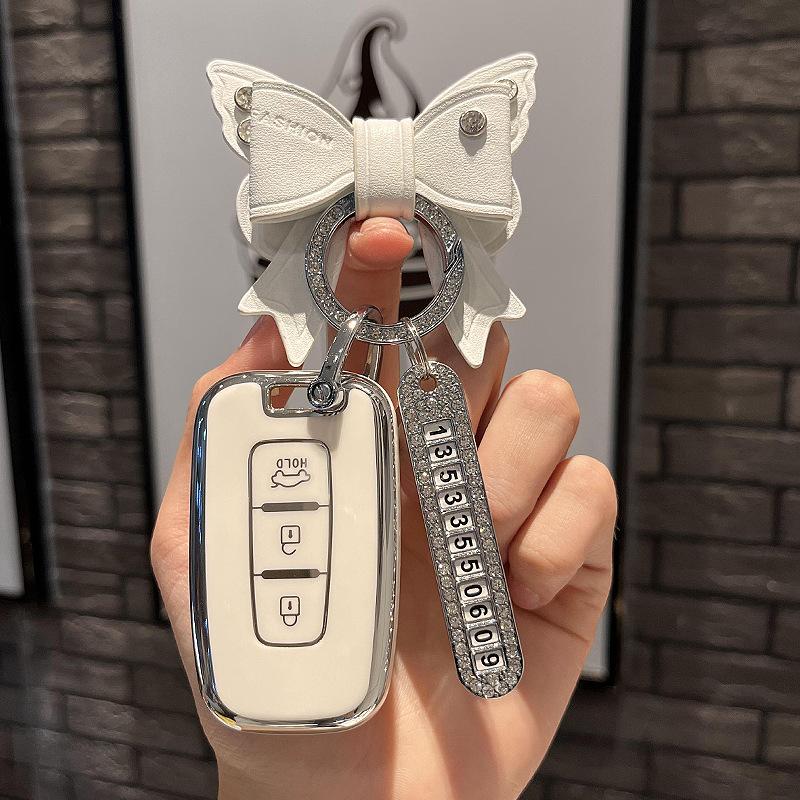 Anwendbar auf Kia Key Case Smart RunK2Fortek3Lion RunK5Pegask4Cachet/Sonata Autoschlüsselhülle