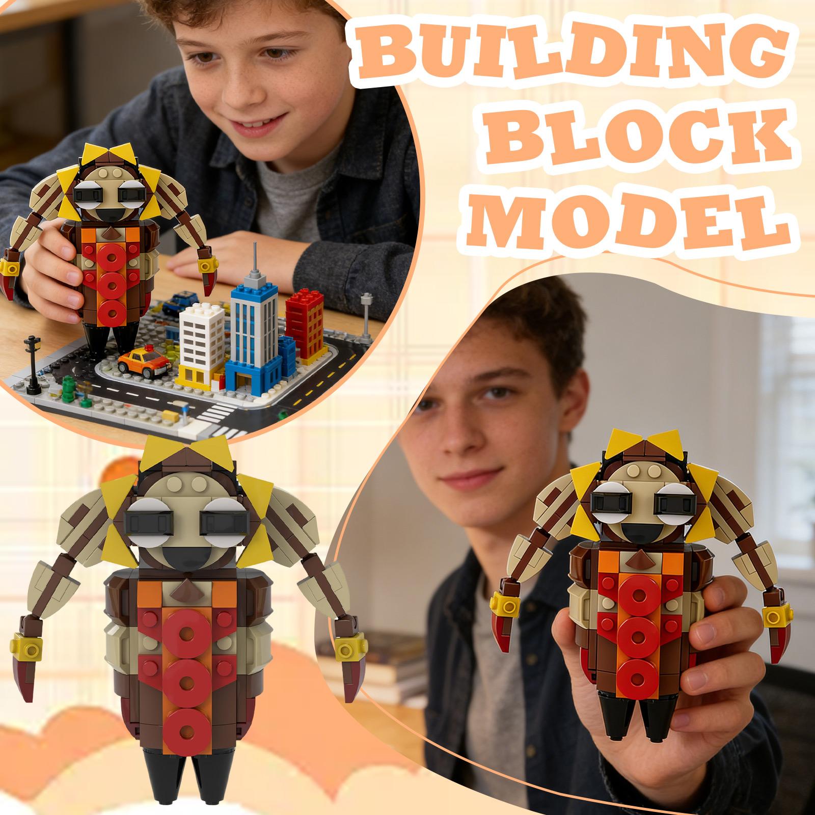 Creative Building Small Particles Puzzle Assembly Building One Size коричневый