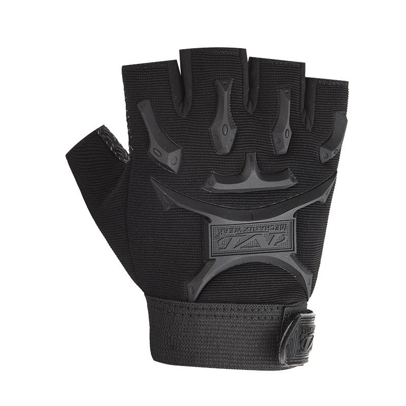 Sporty na świeżym powietrzu Kolarstwo Mężczyźni i Kobiety Wspinaczka Absorpcja Nieoddychające Rękawiczki Bez Palców