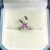 Adorable Bunny Head DIY Ring Setting for 6.2mm Round Moissanite