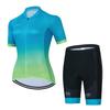 Womens Breathable Cycling Jersey Set Short Sleeve Mountain Road Bike Apparel Slim Fit
