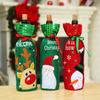Cloth Xmas Wine Bag Santa Champagne Gifts Bags Reuseable Wine Bottle Cover  New Year