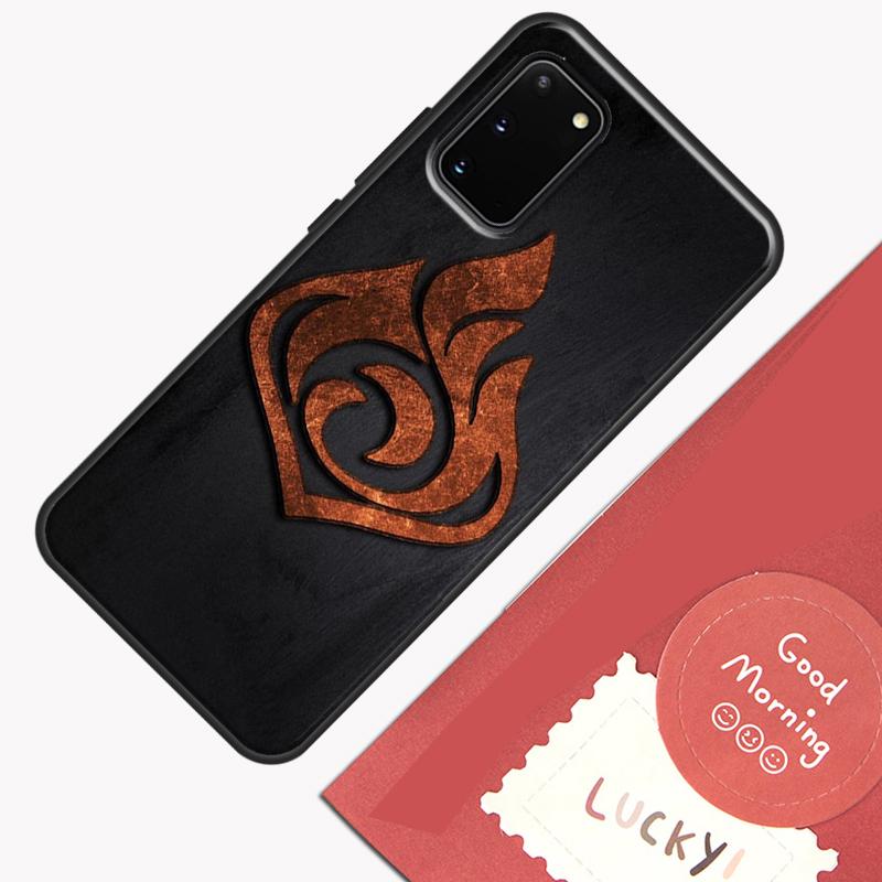 Genshin Impact Elements Phone Case For Samsung Galaxy S23 S26 Ultra S20 S21 S22 S24 S25 Plus S10 S25 FE Cover Shell