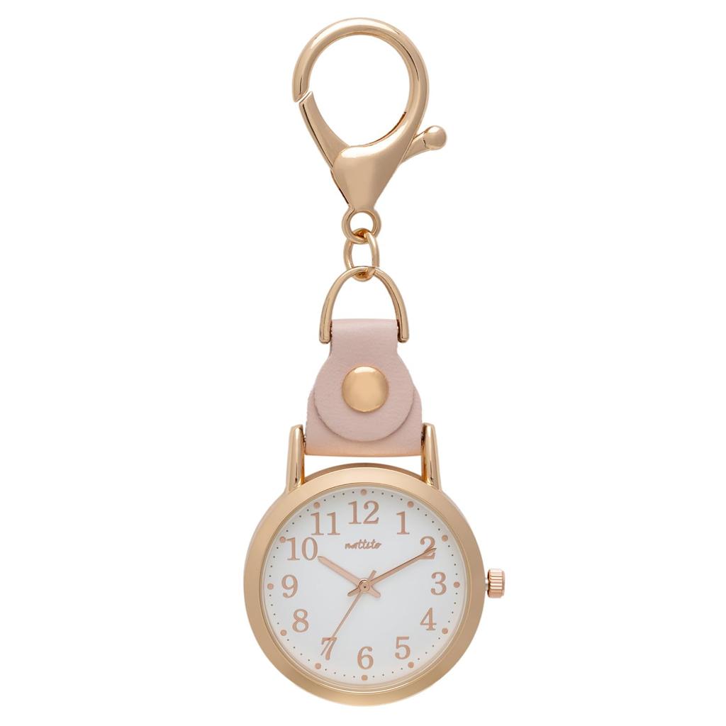 FIELD WORK Keychain Watch for Women, Analog, Lila, Pink GY069P-5