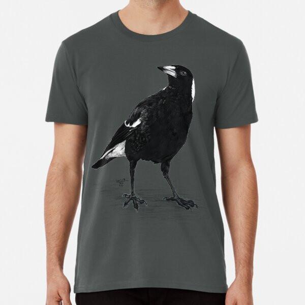 Magpie TShirt Made in Australia Unisex T-Shirt XXXL