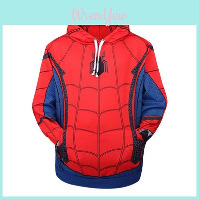 Cosplay Insomniac Spiderman Comic Kostüm 3D Druck Halloween Hoodies Mäntel