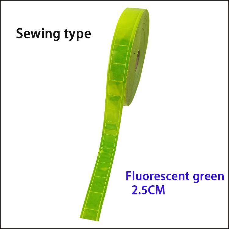 1-20 Meters 2.5CM High Brightness Reflective Strip PVC Night Light Sticker Vest Car Seam Reflective Safety Warning Tape Strip