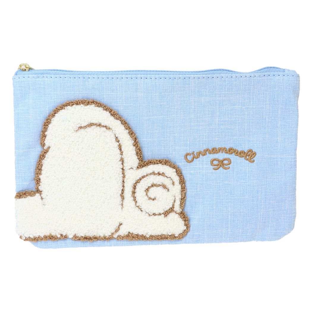 Cinnamoroll Cosmetic Pouch Sagara Embroidery Flat Dararin Sanrio Yasuda Tsusho Makeup Small Item Holder Character Goods Mail Delivery Available Cinema