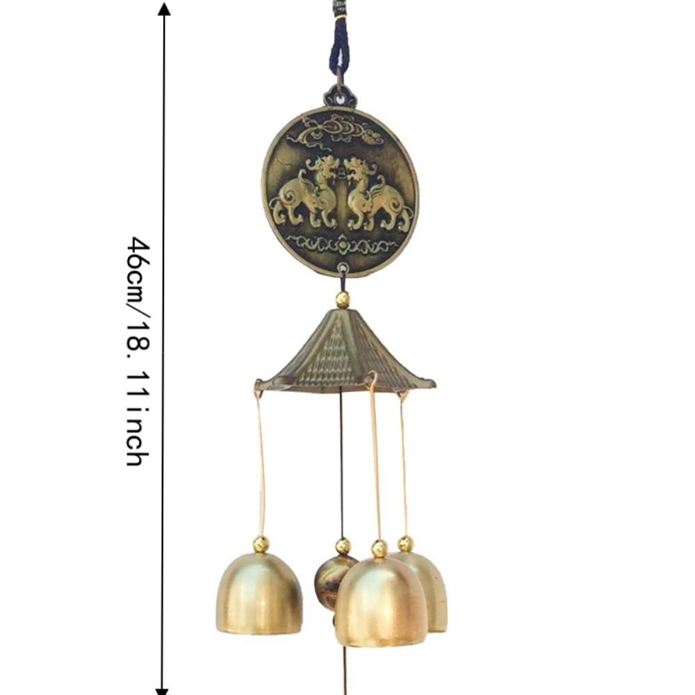 1pc Outdoor Metal Bells Metal Wind Chimes Fortune Tree Wind Chimes For Shop Home Decoration