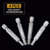 4Pcs Triangle Shaped Y Type 1 4 Hex Shaft Magnetic Screwdriver Screw Tool