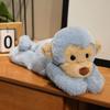 Carina bambola scimmietta finta peluche bambola scimmia sdraiata bambola di pezza calmante per bambini regalo di compleanno
