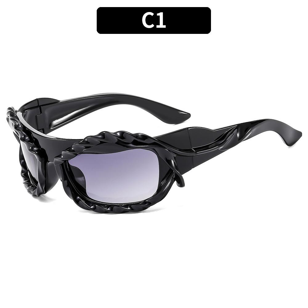 Y2K Sunglasses Women Fashion UV400 Protection Future Tech Sun Glasses Men Outdoor Eyewear Oculos De Sol