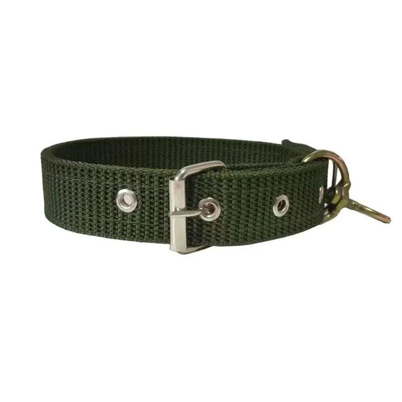 

Dog Collar Large Dog Strong and Durable Small and Medium Dogs Golden Retriever Collar Bandana Pet Supplies Labrador Collar Medium Dogs (12.50 kg-30.00 kg Army Green