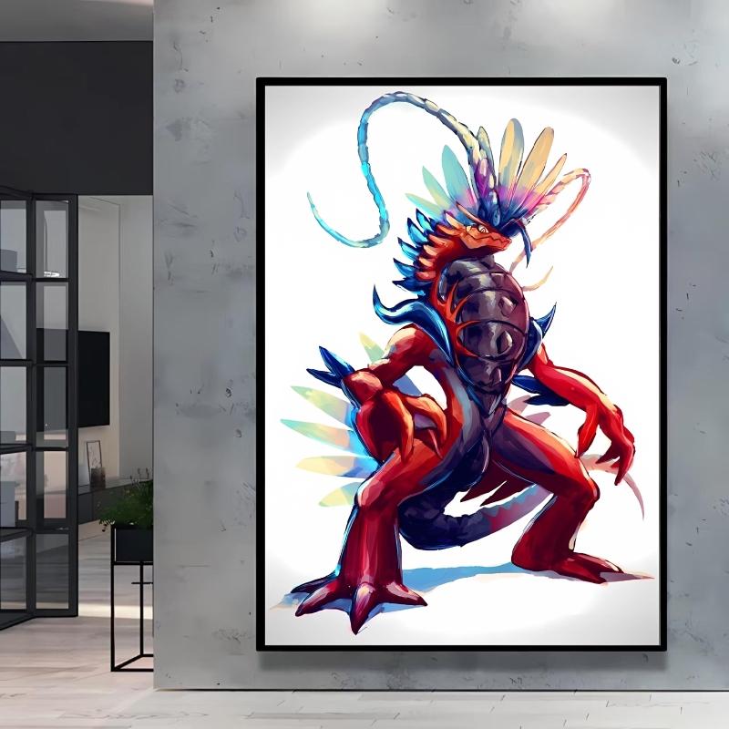 

Canvas HD Prints Pokemon Blaziken Cartoon Character Images Modern Living Room Home Decor Aesthetic Poster Classic Children Gifts 21X30CMNo Framed