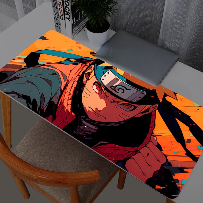 Naruto Mouse Pads Anime Gamer Gaming Accessories Varmilo Mouse Padss Keyboard PC Computer Desk Mat XXL Carpet Mousepad