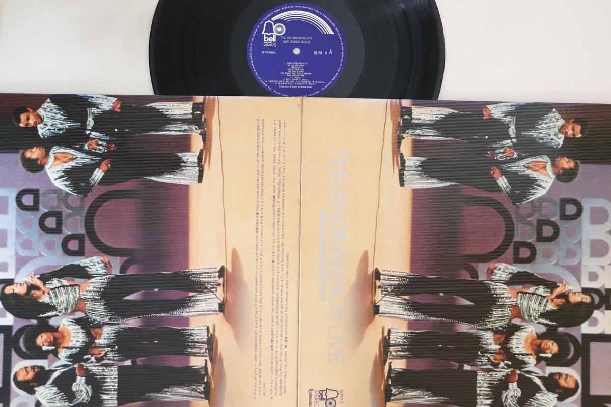 

LP Record 5TH DIMENSION - Live BLPM9 BELL 1972 Japan Soul/Funk Used