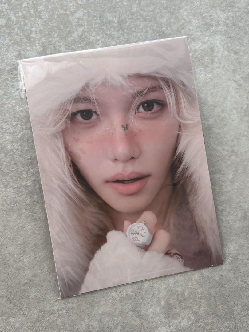 

[USED] Stray Kids Felix A4 Poster Beanie Fanmi