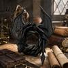Рождественское украшение-игрушка 3D Креативный венок-дракон, Реалистичное детализированное круглое украшение, Стильное настольное украшение для дома
