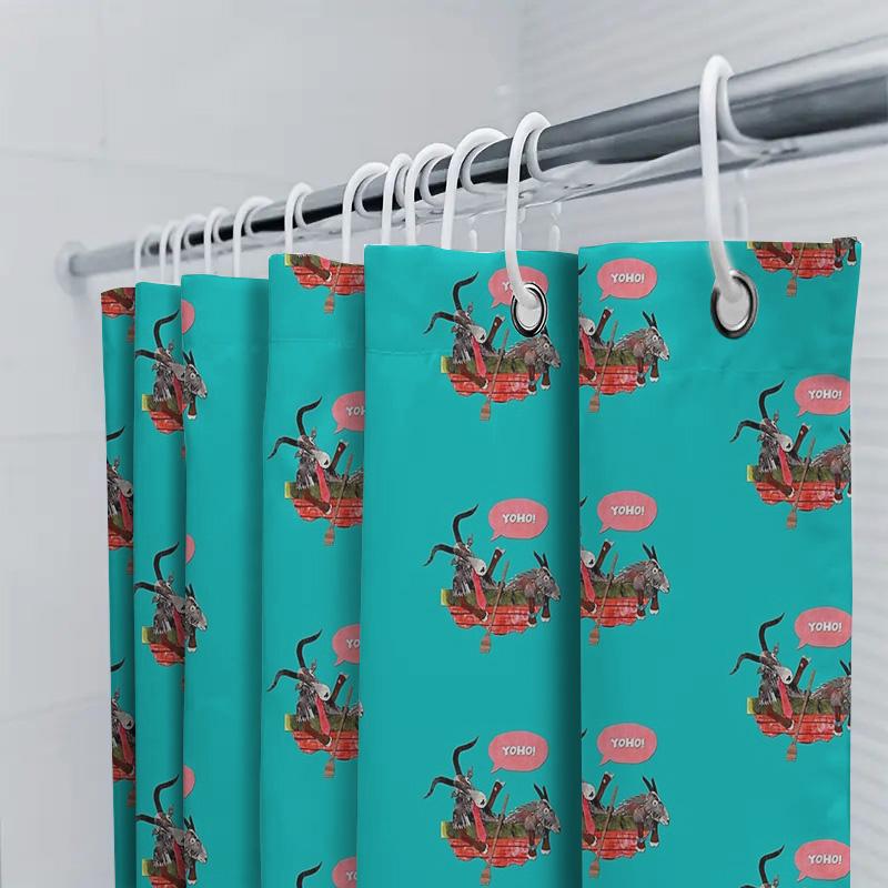 Shower Curtain Vintage Floral Botanical Rustic Farmhouse Bathroom Decor Washable Waterproof Home Textile Accessories