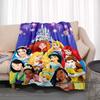 2026 Neue Disney Prinzessin Bedruckte Decke, Cartoon Flanell, Flauschige und Weiche Decke für Erwachsene und Kinder, Plüsch Sofa Bett, Auto