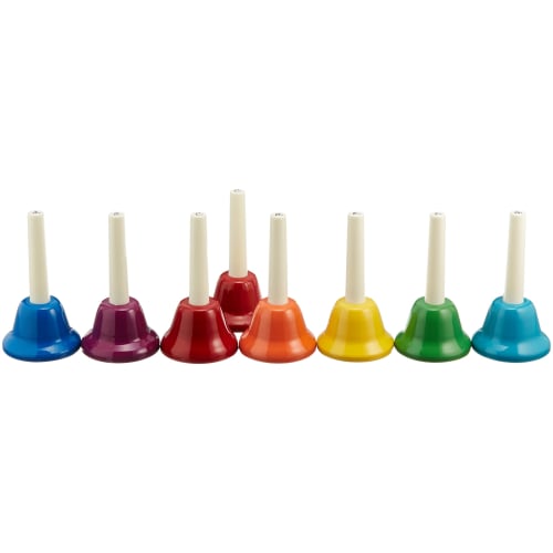 

Zen-On Music Bells, Color Hand Type, 8-Note Set, CBR-8