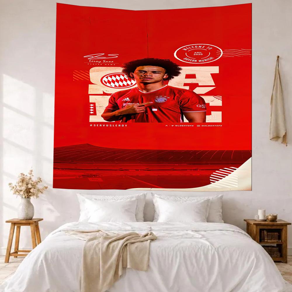 Bayern Munich Wall Decor Tapestry Art For Pet Memorial Birthdaywedding Party Backdrop Family Gift