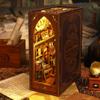 DIY 3D Books Nooks Kits With Warm Light Multifunctional Assembly Model Decor For Bookshelf