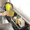 Large Capacity Bathroom Storage Rack No-Drill Faucet Drain Organizer Cosmetics Stand  Washstand