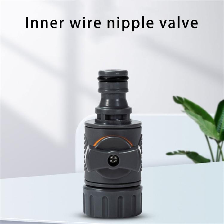 Leakproof Plastic Garden Hose Fitting Quick Connector Valves with Switch Easy Installation for Professional Gardeners