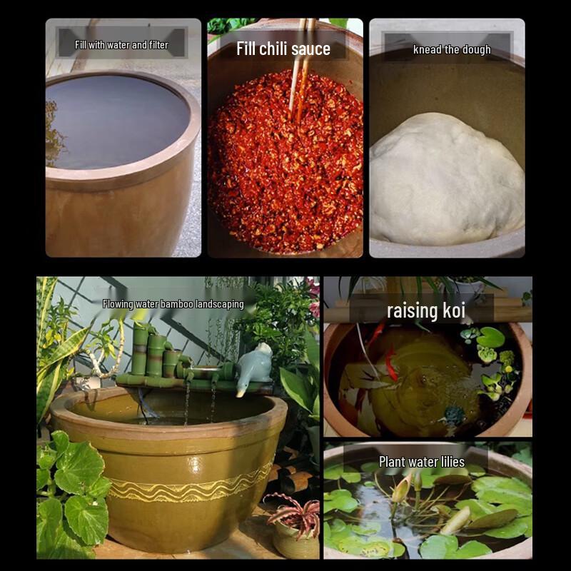 Traditional Terracotta Water Storage Pot