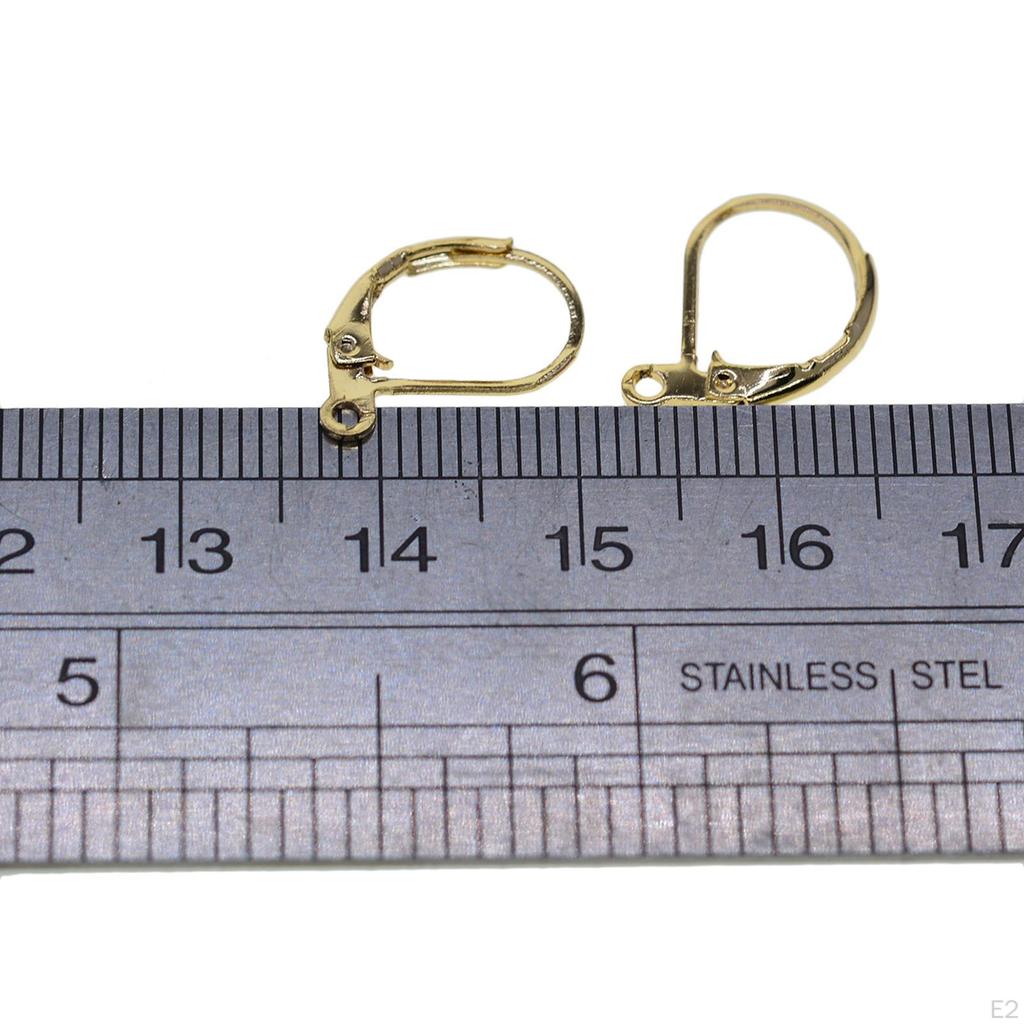 200Pcs Lever Back Earring Hook French Ear Wire for craft beads