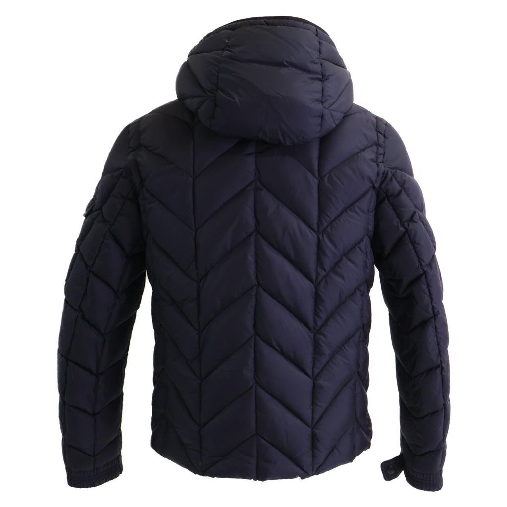 Moncler Domestically Published BERRIAT/Beria Hooded Quilted Down Jacket 1 NavyUsed