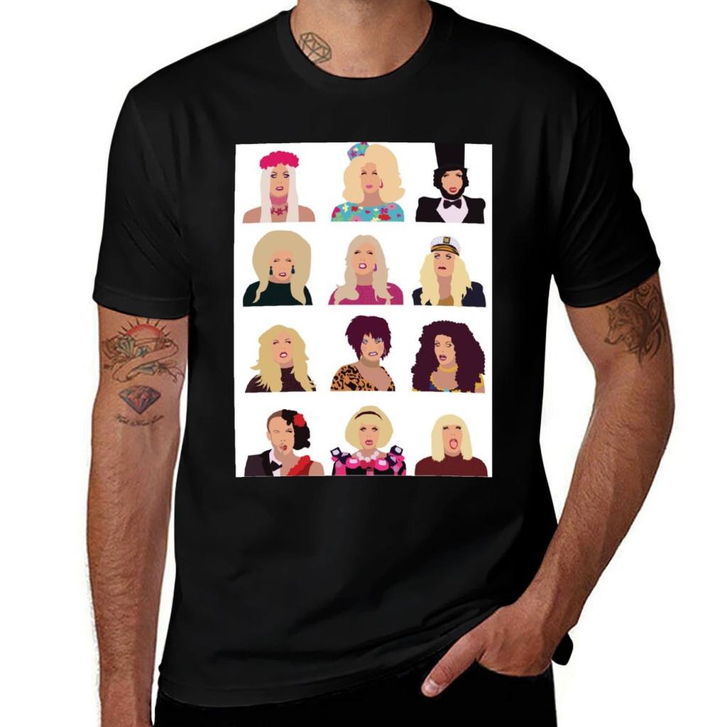 Katya Zamolodchikova - die Gesichter der Staffel 7 T-Shirt Work Basic Kurzarmtop