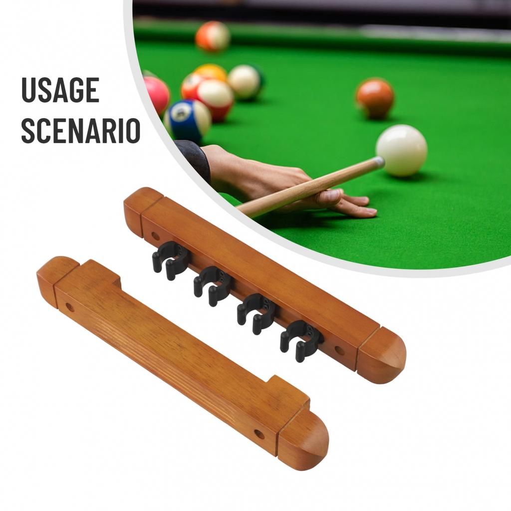 Pool Cue Racks 270*30*30mm Functional Hanging Snooker