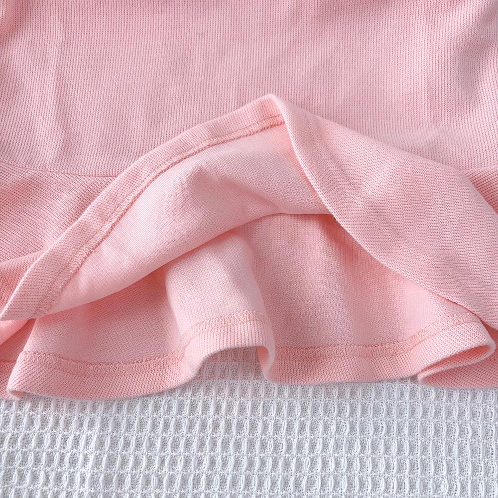 Jaro Podzim Dívčí Party Princezna Šaty Pletené Duhové Barevné Dětské Dívčí Šaty Sladký svetr s kapucí Dětské oblečení