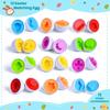 Baby Montessori Toys Sorting Eggs Shape Color Matching Puzzle Toy Toddler Early Learning Childhood Development Intelligence Game