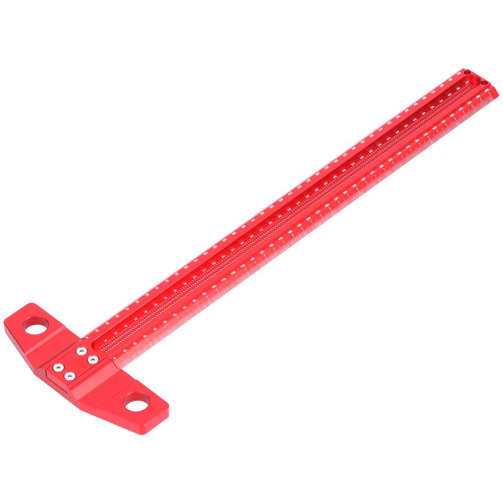 T-Winkel Lineal Aluminiumlegierung Abnehmbarer Holzbearbeitungs Anreißer Kunst Rahmung Zeichenwerkzeuge 400mm