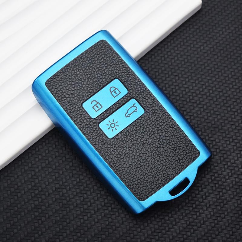 Funda de cuero de TPU para llave de control remoto de coche, carcasa Fob para Renault Koleos Kadjar Megane Clio Captur Talisman Espace Kangoo Sandero, accesorios