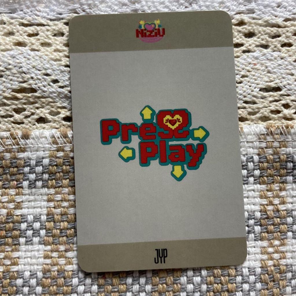 [USED] NiziU Korea 2nd Week PressPlay Exclusive Sanok Miihi Trading Card