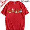 High Quality Cotton Dachshund Book Lover Reading Wiener Dog Bookish Gifts for Dog Moms Women Fashion Breathable Oneck Tee