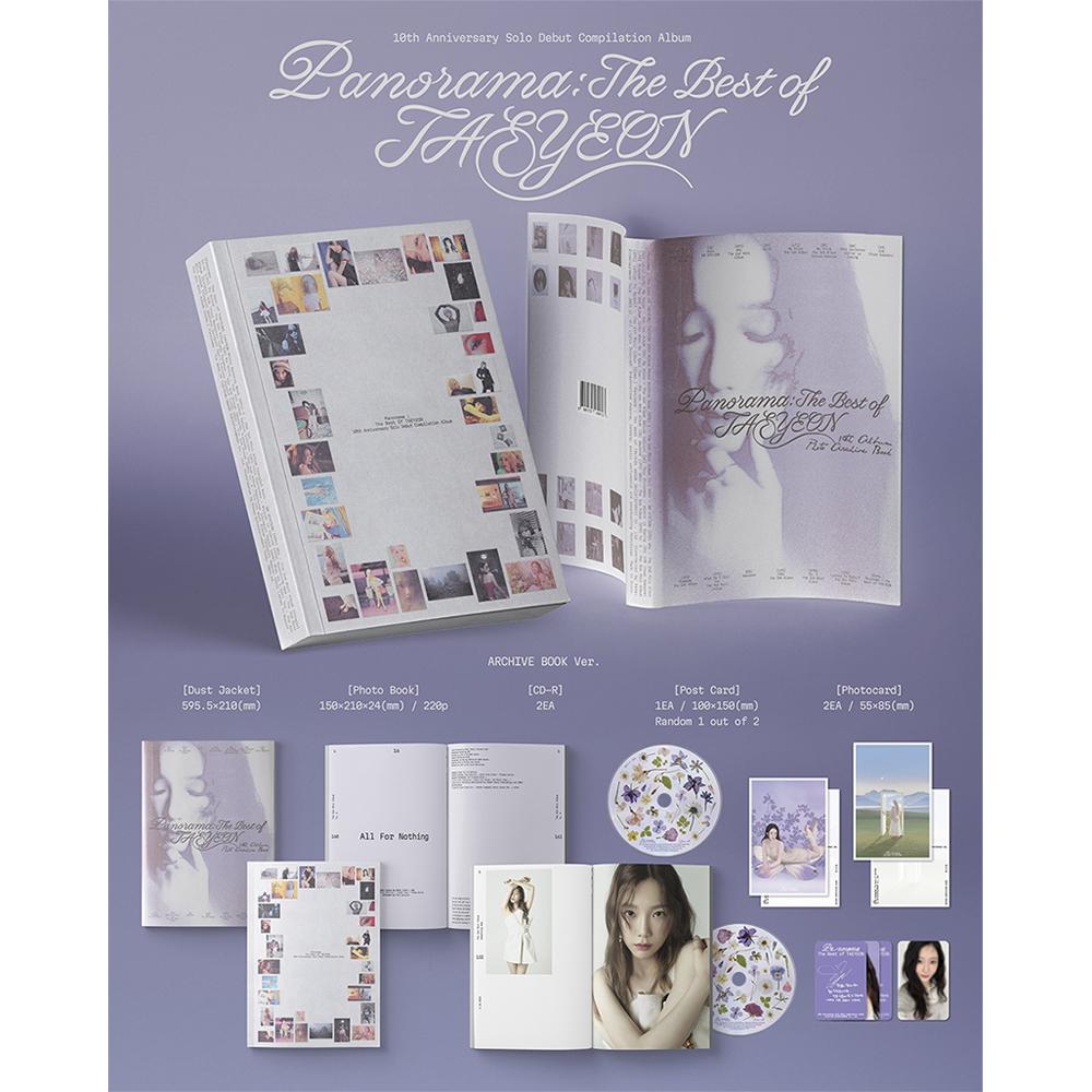 [Pre-order] TAEYEON - Panorama : The Best of TAEYEON [ARCHIVE BOOK Ver.]