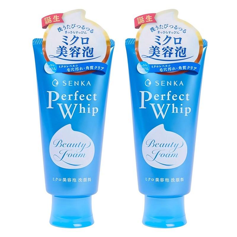 Shiseido Senka Perfect Whip Cleansing Foam, 120g, 2 Pcs