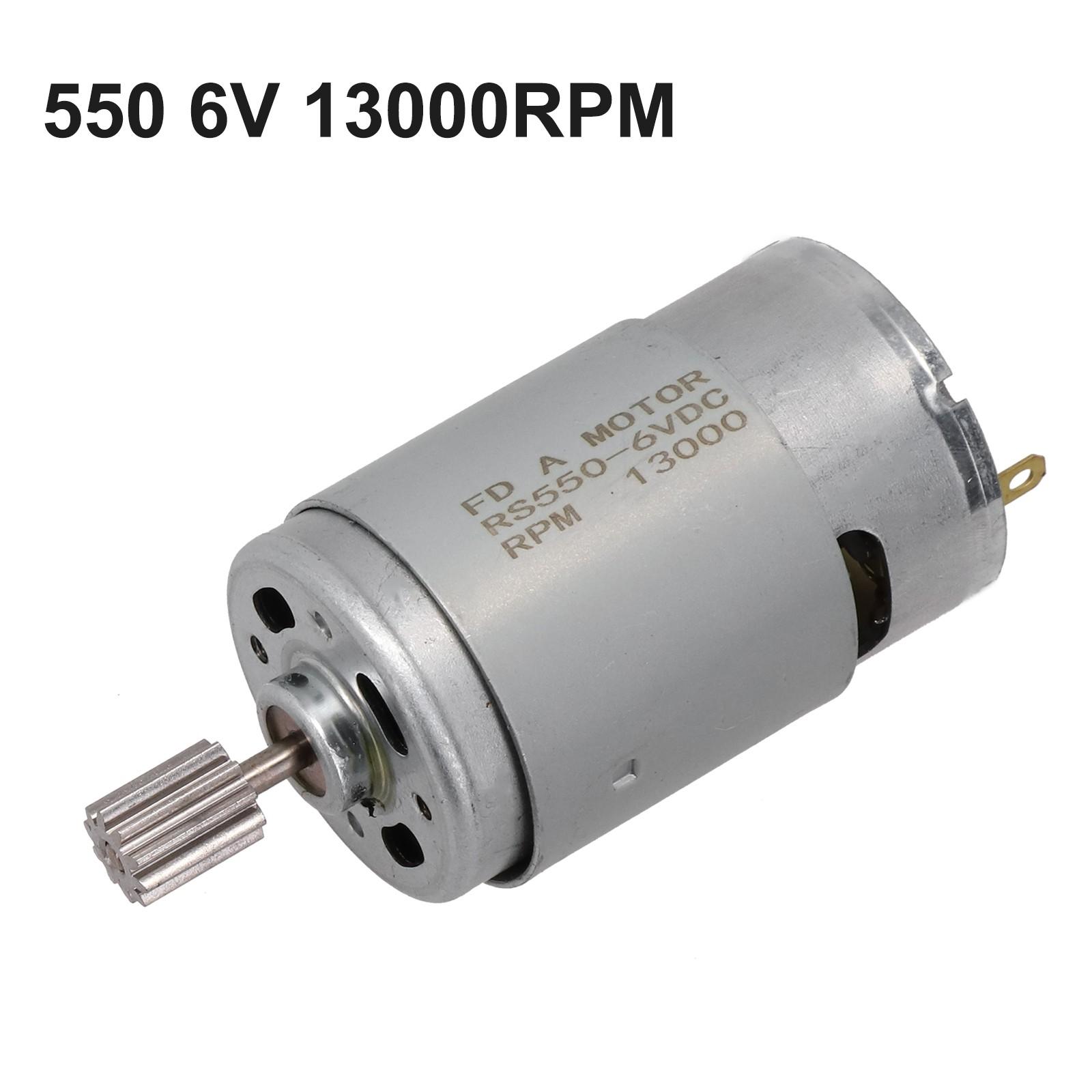 

10 зубців 1 см шестерня двигуна іграшкової машини 10000 об/хв електромобіль 550 6V 13000RPM