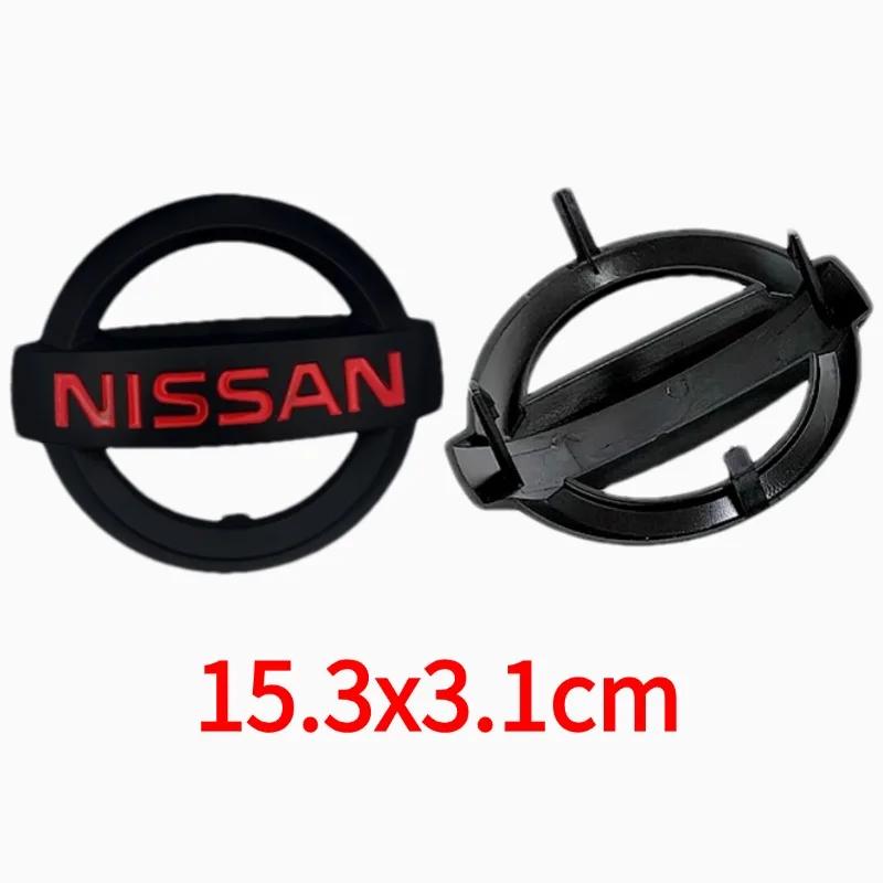Car Front Emblem Sticker Rear Trunk Badge Decal Nissan Sylphy Qashaqai X-trail Patrol Micra X Trail Elgrand Leaf Juke