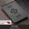 Modern Imitation Wujin Porcelain Tea Tray with Drainage for Dry Brew - Light Luxury Style Tea Table Set