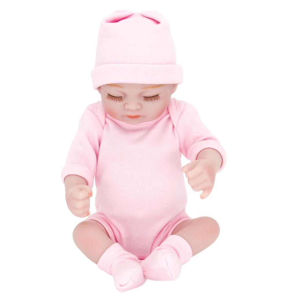 28cm Rebirth Baby Doll Intimate Companion Toddler Popular Hand Washable Realistic Doll with Moving Arm&Leg Handmade Doll