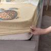 Ocean Turtle Unicorn Pattern Sheet Four-piece Bedding Set Bedroom Dormitory Bedding Decoration